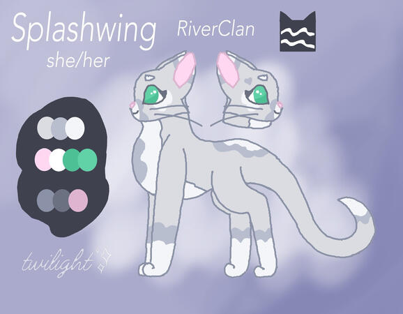 Splashwing’s ref sheet (aka Cherryblossom’s gf)